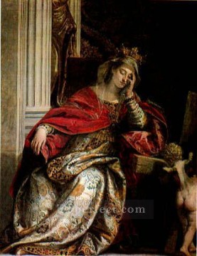 the vision of ezekiel Painting - The Vision of Saint Helena Renaissance Paolo Veronese